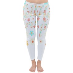 Hello Spring T- Shirt Hello Spring Trendy Easter Daisy Flower Cute Floral Pattern 3 Classic Winter Leggings by maxcute