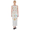 Hello Spring T- Shirt Hello Spring Trendy Easter Daisy Flower Cute Floral Pattern 3 Fitted Maxi Dress View2