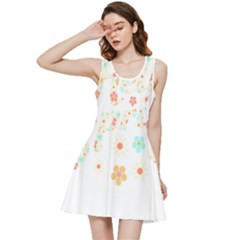 Hello Spring T- Shirt Hello Spring Trendy Easter Daisy Flower Cute Floral Pattern 3 Inside Out Racerback Dress by maxcute