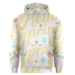 Hello Spring T- Shirt Hello Spring Trendy Easter Daisy Flower Cute Floral Pattern T- Shirt Men s Core Hoodie by maxcute