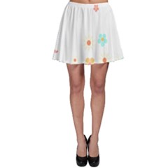 Hello Spring T- Shirt Hello Spring Trendy Easter Daisy Flower Cute Floral Pattern Skater Skirt by maxcute