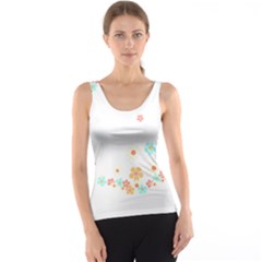 Hello Spring T- Shirt Hello Spring Trendy Easter Daisy Flower Cute Floral Pattern Tank Top by maxcute