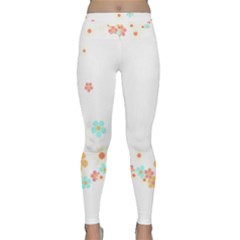 Hello Spring T- Shirt Hello Spring Trendy Easter Daisy Flower Cute Floral Pattern Classic Yoga Leggings by maxcute