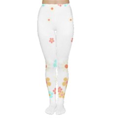 Hello Spring T- Shirt Hello Spring Trendy Easter Daisy Flower Cute Floral Pattern Tights by maxcute