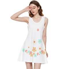 Hello Spring T- Shirt Hello Spring Trendy Easter Daisy Flower Cute Floral Pattern Inside Out Racerback Dress by maxcute