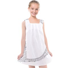 Henna Alphabet T- Shirt Henna Alphabet D Kids  Cross Back Dress by maxcute