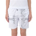 Henna Alphabet T- Shirt Henna Alphabet F Women s Basketball Shorts View1