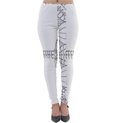 Henna Alphabet T- Shirt Henna Alphabet F Lightweight Velour Leggings by maxcute