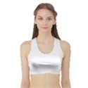 Henna Alphabet T- Shirt Henna Alphabet Z Sports Bra with Border View1