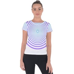 Hypnotic T- Shirt Hypnotize Royal Purple T- Shirt Short Sleeve Sports Top  by maxcute