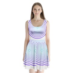 Hypnotic T- Shirt Hypnotize Royal Purple T- Shirt Split Back Mini Dress  by maxcute