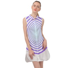 Hypnotic T- Shirt Hypnotize Royal Purple T- Shirt Sleeveless Shirt Dress by maxcute