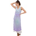 Hypnotic T- Shirt Hypnotize Royal Purple T- Shirt V-Neck Chiffon Maxi Dress View1