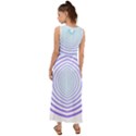 Hypnotic T- Shirt Hypnotize Royal Purple T- Shirt V-Neck Chiffon Maxi Dress View2