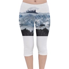 Iceberg T- Shirt Iceberg T- Shirt Velvet Capri Leggings  by maxcute