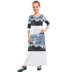 Iceberg T- Shirt Iceberg T- Shirt Kids  Quarter Sleeve Maxi Dress by maxcute