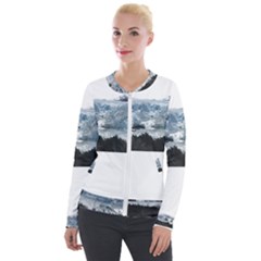 Iceberg T- Shirt Iceberg T- Shirt Velvet Zip Up Jacket by maxcute