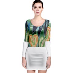 Jungle T- Shirt Jungle 1 T- Shirt Long Sleeve Bodycon Dress by maxcute