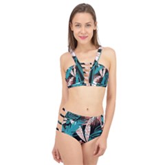 Jungle T- Shirt Jungle Paradise Botanical T- Shirt Cage Up Bikini Set by maxcute