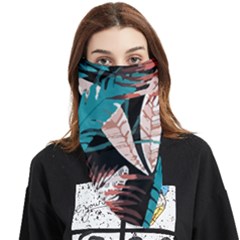 Jungle T- Shirt Jungle Paradise Botanical T- Shirt Face Covering Bandana (triangle) by maxcute