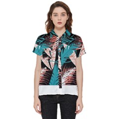 Jungle T- Shirt Jungle Paradise Botanical T- Shirt Short Sleeve Pocket Shirt by maxcute