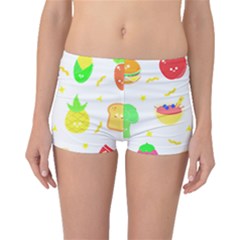 Kawaii Doodle T- Shirt Kawaii Doodle Food Illustration T- Shirt Boyleg Bikini Bottoms by maxcute