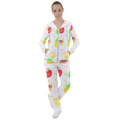 Kawaii Doodle T- Shirt Kawaii Doodle Food Illustration T- Shirt Women s Tracksuit by maxcute