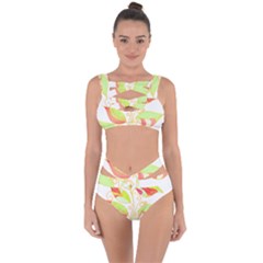 Leaves Art T- Shirtleaves T- Shirt Bandaged Up Bikini Set  by maxcute