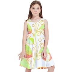 Leaves Art T- Shirtleaves T- Shirt Kids  Skater Dress by maxcute