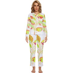 Leaves Art T- Shirtleaves T- Shirt Womens  Long Sleeve Lightweight Pajamas Set