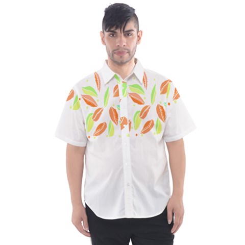 Leaves Design T- Shirtleaves T- Shirt (1) Men s Short Sleeve Shirt by maxcute