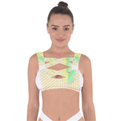 Leaves Design T- Shirtleaves T- Shirt (2) Bandaged Up Bikini Top by maxcute