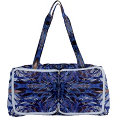 Denim Blend Repeats I Multi Function Bag by kaleidomarblingart