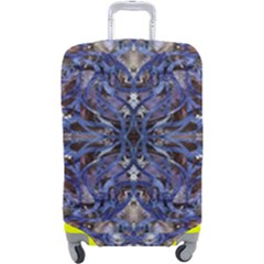 Denim Blend Repeats I Luggage Cover (large) by kaleidomarblingart