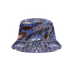 Denim Blend Repeats I Bucket Hat (kids) by kaleidomarblingart