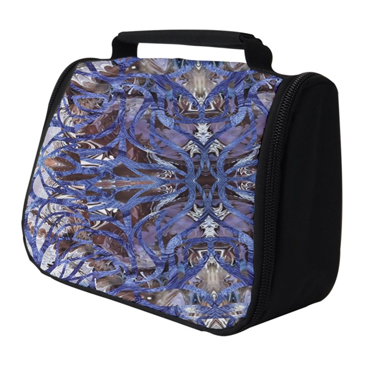 Denim Blend Repeats I Full Print Travel Pouch (Small)