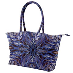 Denim Blend Repeats I Canvas Shoulder Bag by kaleidomarblingart