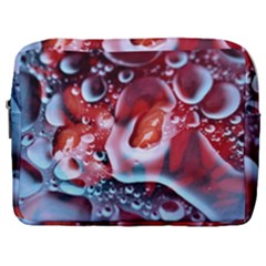 Abstract Art Texture Bubbles Make Up Pouch (large)