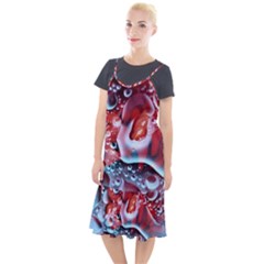 Abstract Art Texture Bubbles Camis Fishtail Dress by Ravend