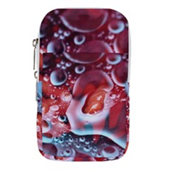 Abstract Art Texture Bubbles Waist Pouch (small) by Ravend