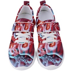 Abstract Art Texture Bubbles Women s Velcro Strap Shoes by Ravend