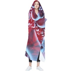 Abstract Art Texture Bubbles Wearable Blanket by Ravend