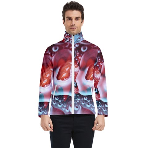 Abstract Art Texture Bubbles Men s Bomber Jacket by Ravend