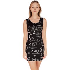 E=mc2 Text Science Albert Einstein Formula Mathematics Physics Bodycon Dress by Jancukart