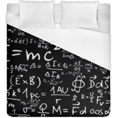 E=mc2 Text Science Albert Einstein Formula Mathematics Physics Duvet Cover (king Size)