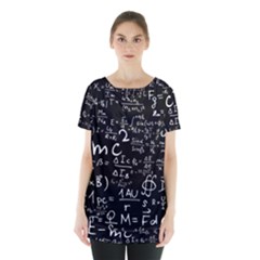 E=mc2 Text Science Albert Einstein Formula Mathematics Physics Skirt Hem Sports Top