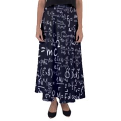 E=mc2 Text Science Albert Einstein Formula Mathematics Physics Flared Maxi Skirt