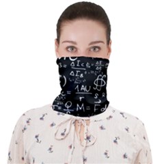 E=mc2 Text Science Albert Einstein Formula Mathematics Physics Face Covering Bandana (adult) by Jancukart