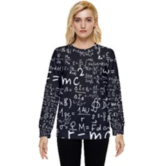 E=mc2 Text Science Albert Einstein Formula Mathematics Physics Hidden Pocket Sweatshirt by Jancukart