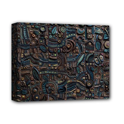 Abstract Wallpaper Artwork Pattern Texture Deluxe Canvas 14  X 11  (stretched)